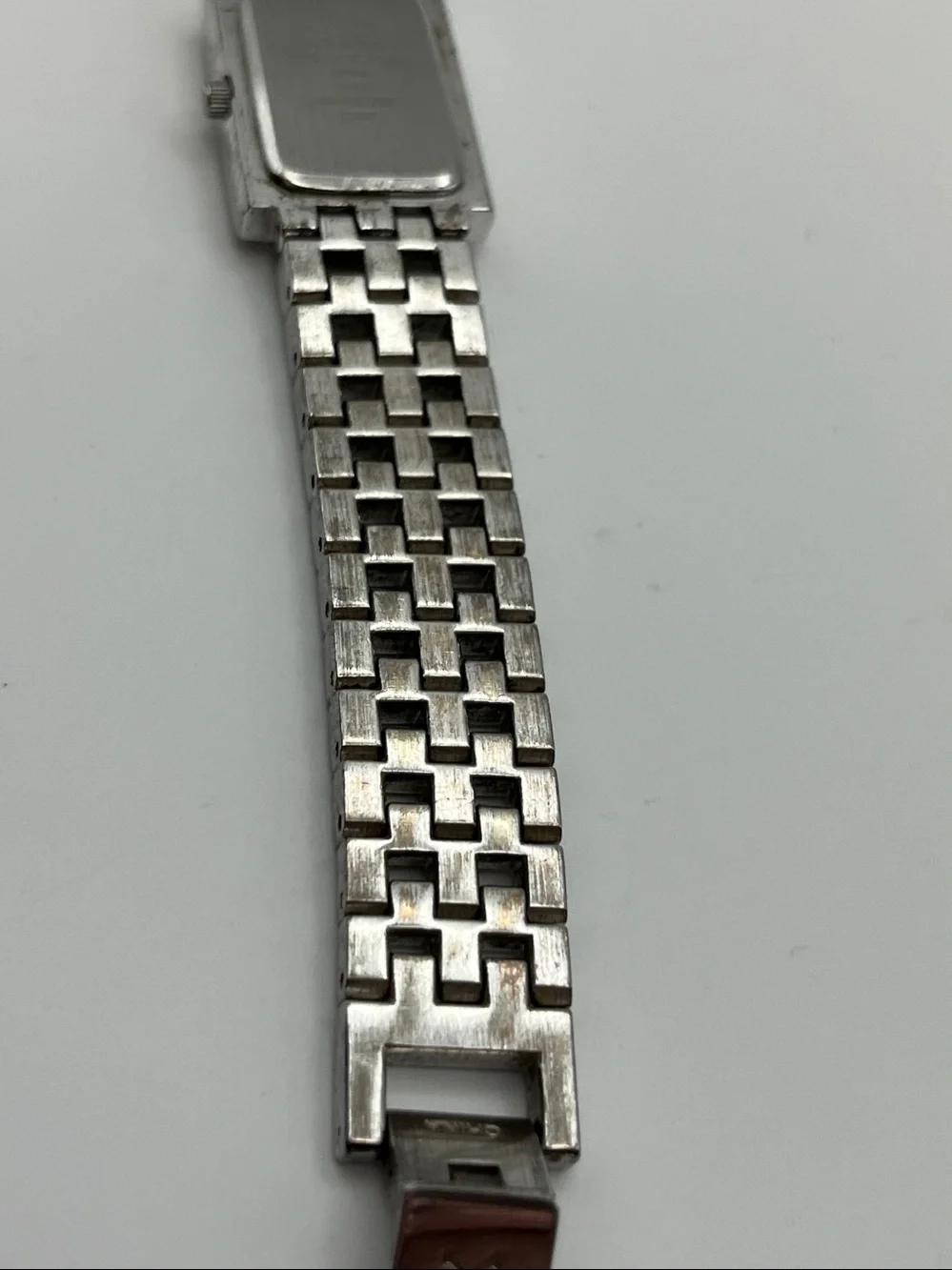 Anne Klein Silver Crystal-Accented Bracelet Watch